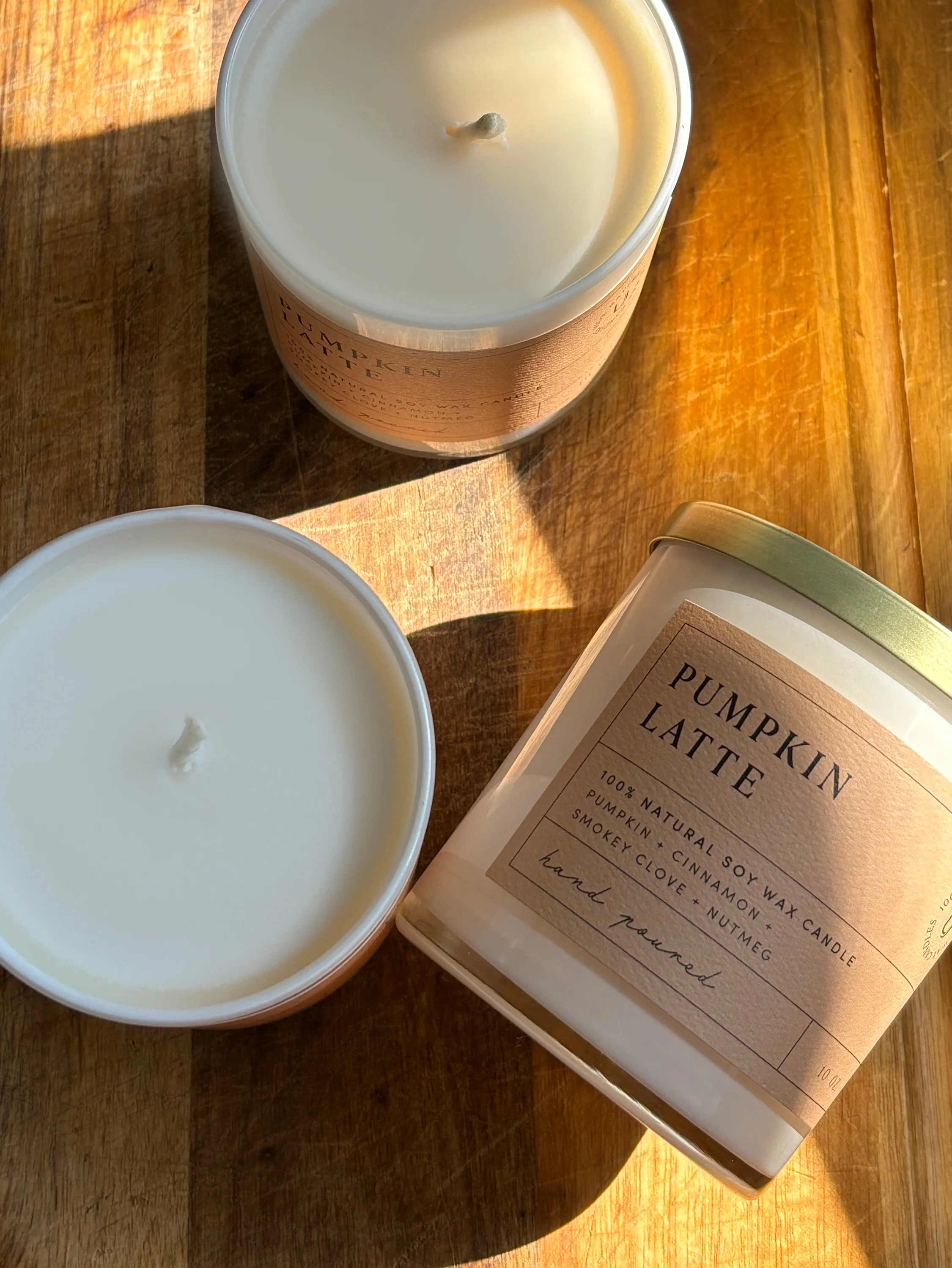 Pumpkin Latte Candle | 10 OZ | Product Detail Image | Uncommon Lifestyle